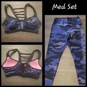 VS Pink Sports bra and ultimate high Leggings set